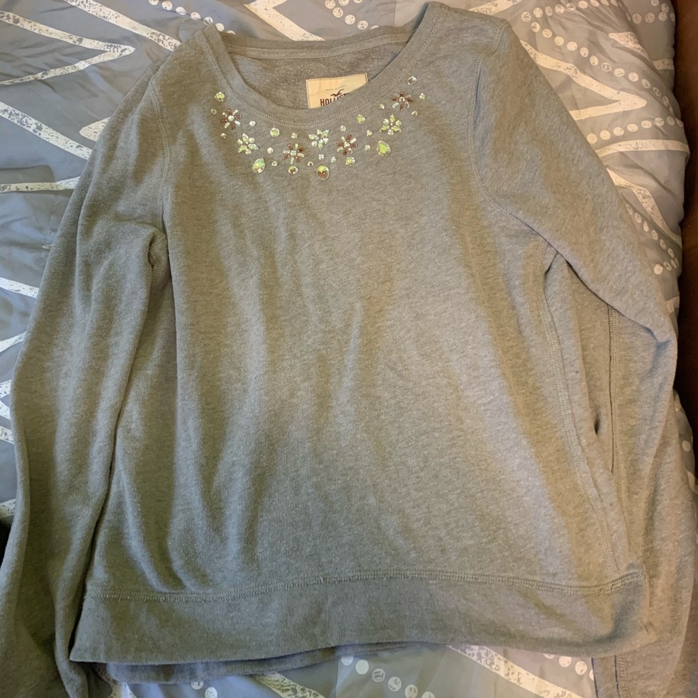 Hollister warm beaded sweater